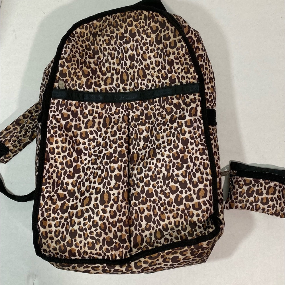 Lesportsac animal print backpack